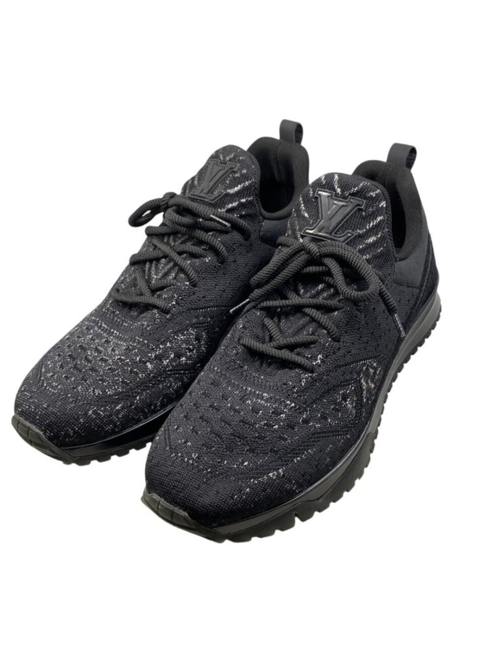Louis Vuitton Sneakers N Line Black Rubber Logo 8.5